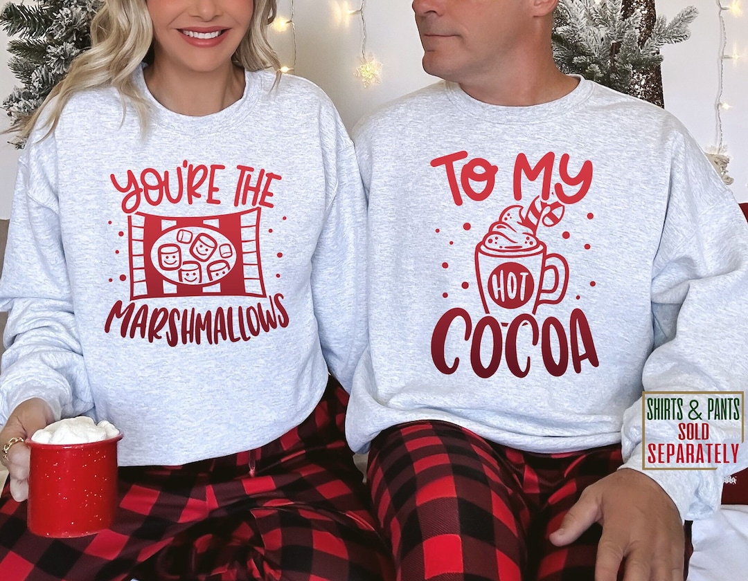 Felpa Mr & Mrs Natale – Unisex, Cotone/poliestere, Regalo Di Coppia, Varie Taglie