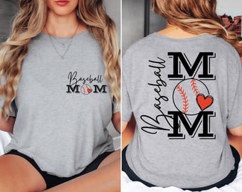 Baseball Mom Shirt, Cute Baseball Shirt, Game Season Shirt, Baseball Shirt, Baseball Lover Gift, Baseball Lover Mom Shirt, Sport Mom Gift