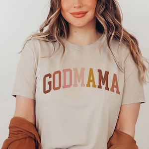 Cute Godmama Shirt, Godmama T Shirt, Mothers Day Shirt, Mothers Day Gift, Godmama Shirt, Godmama Baptism Shirt, Godmother Gift