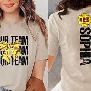 Personalized Softball Shirt, Custom Sports Shirt, Softball Mom Shirt, Personalized Softball Gifts, Softball Team Shirt, School Mascot Shirt