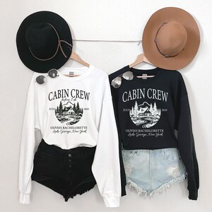 Custom Cabin Crew Bachelorette Sweatshirt, Camping Bachelorette Party Shirt, Bachelorette Favors, Bachelorette Crewneck, Girls Trip Shirt image 2
