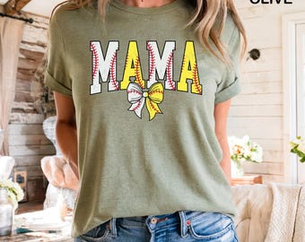 Baseball Softball Mama Shirt, Ballpark Mama Shirt, Mothers Day Gift, Baseball Mom Shirt, Softball Mom Shirt, Mom Gift, Game Day Mama Shirt