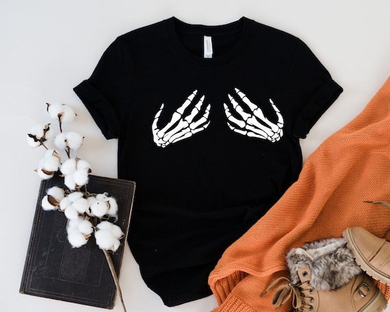 Esqueleto Playera Halloween Mujer Playera Esqueleto Halloween