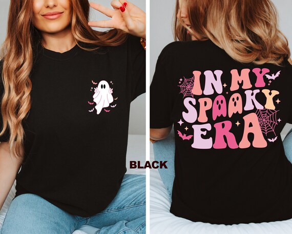 Halloween Ghost Shirt, In My Spooky Era Shirt, Fall Season Shirt, Cute Ghost Shirt, Funny Halloween, Halloween Party tee, Trendy Fall Shirt
