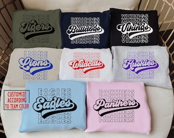Favorite Team sweatshirt, Team mascot shirt, School team shirt,Love Favorite team sweatshirt, School logo shirt, Custom shirt, Custom Gift