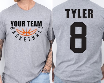 Customized Basketball Shirt, Basketball Team Shirt, Basketball Game Day, Basketball Team Mascot Shirt, Basketball Season Gift, Basketball