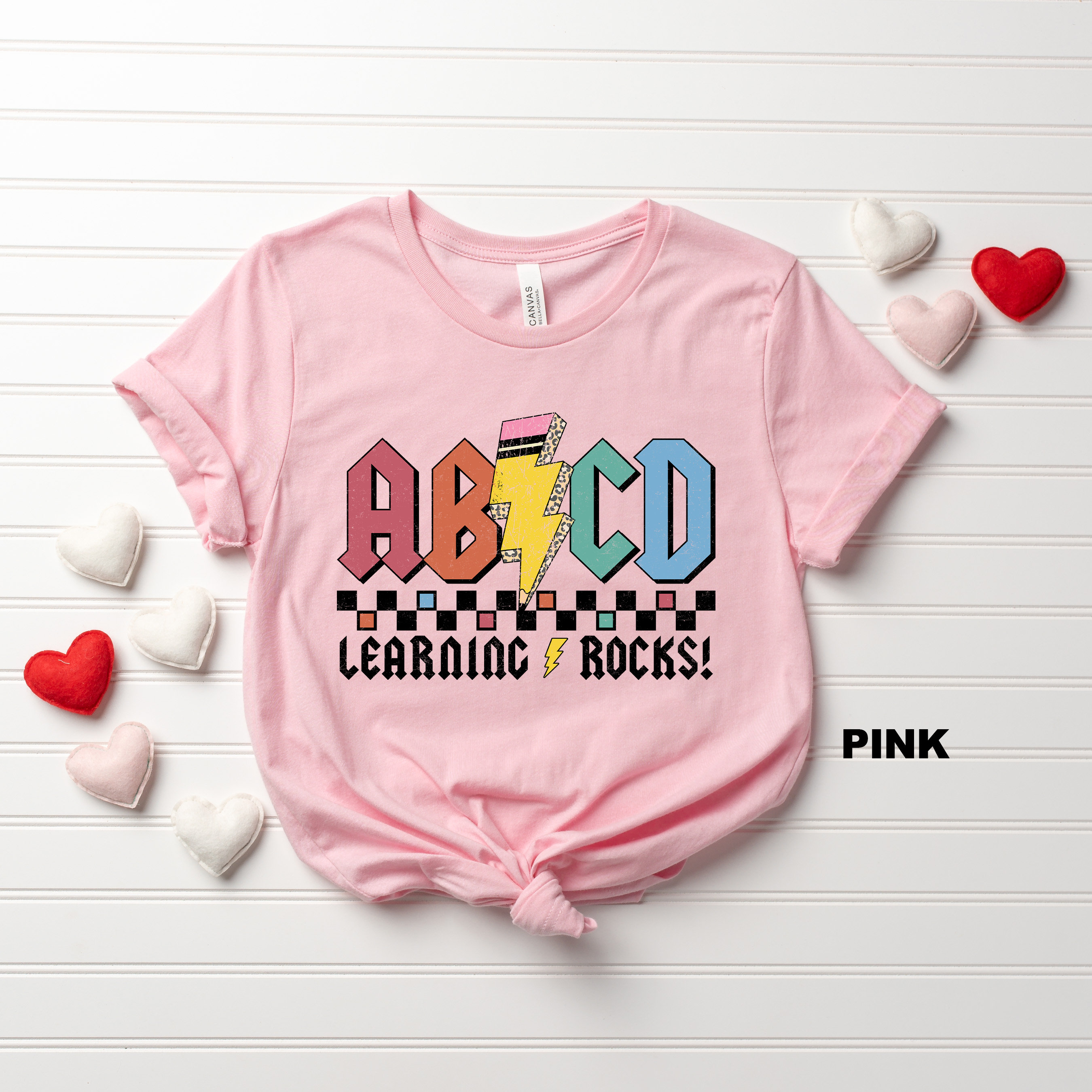 ABCD Back to School Shirt, Learning Rocks Tshirt, School Shirt, Cool ...