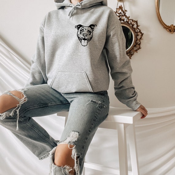 Pitbull Sweatshirt Custom Dog Owner 
