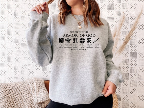 Put on Full Armor of God Christian Hoodie Put on Full Armor of God Christian Hoodie
