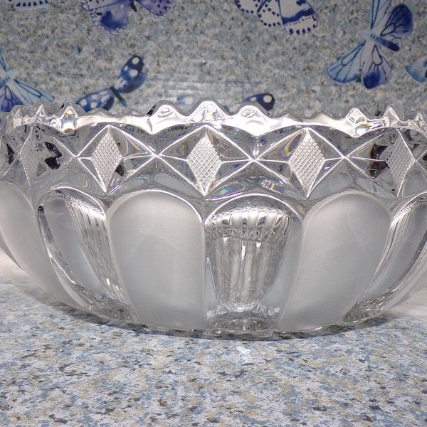 Lead Crystal Bowl Etsy