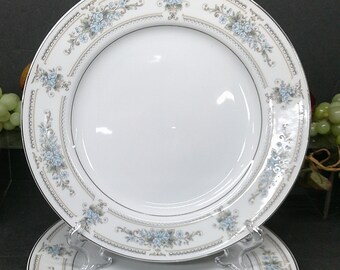 2402 Elington Fine Porcelain Blue Floral Vintage Dinnerware - Excellent Condition - Choose From List: