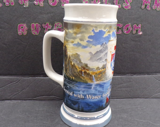 2301 Heilemans Old Style 1985 Limited Edition Vintage 8" Collectors Beer Stein - Handcrafted Brazil - Great Condition