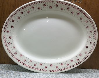 2405 Homer Laughlin Restaurant Ware Vintage 13.75" Stone Platte
