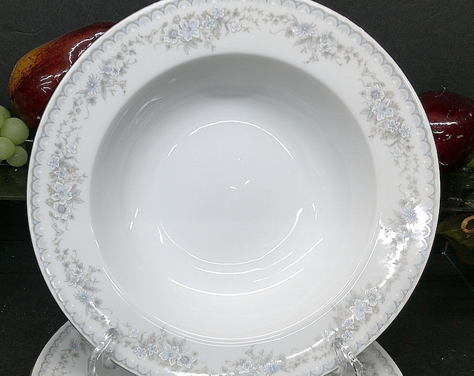 2312 Johann Haviland Royal Lace Fine China 8" Bowls Vintage Set of 4 -Bavaria Germany - Excellent Condition