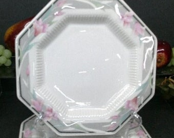 2401 Nikko Classic Collection Octagon #251 Moonlight Vintage Dinnerware China - Excellent Condition