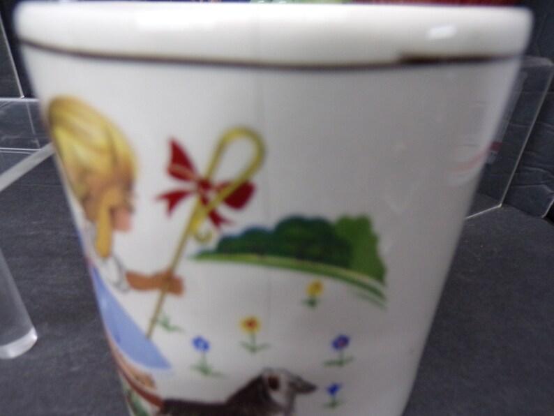 2305 Arklow Ireland Ceramic Children's Nursery Rhymes Mugs Vintage 1960