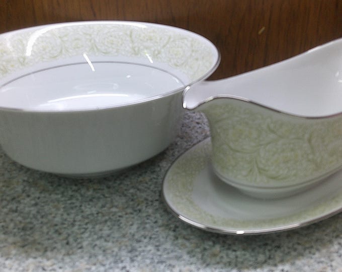 2408 Sango China Phoenicia Vintage China - Green, Yellow, White Floral - Great Condition - Choose from List: