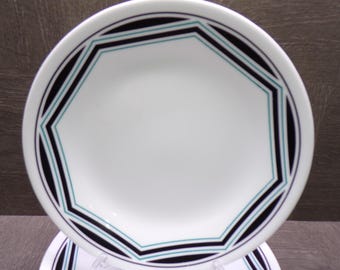 2608 Corelle Angles 6.75" Dessert / Bread Plates Set of 7