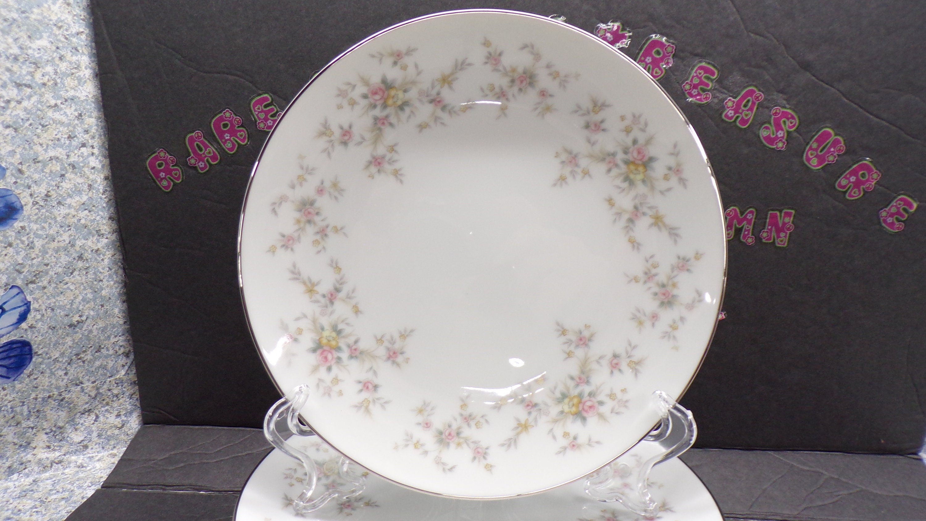 2212 Noritake Arlene #5802 Vintage Beautiful Fine China 8.25 2212 Noritake Arlene #5802 Vintage Beautiful Fine China 8.25