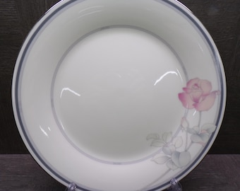 2606 Noritake Ivory Fine China #7288 Moonlight Rose One 10.5" Dinner Plate
