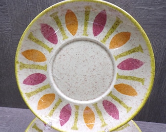 2605 Red Wing Pottery P'epe Oven-proof 6" Saucer Plates Set of 4