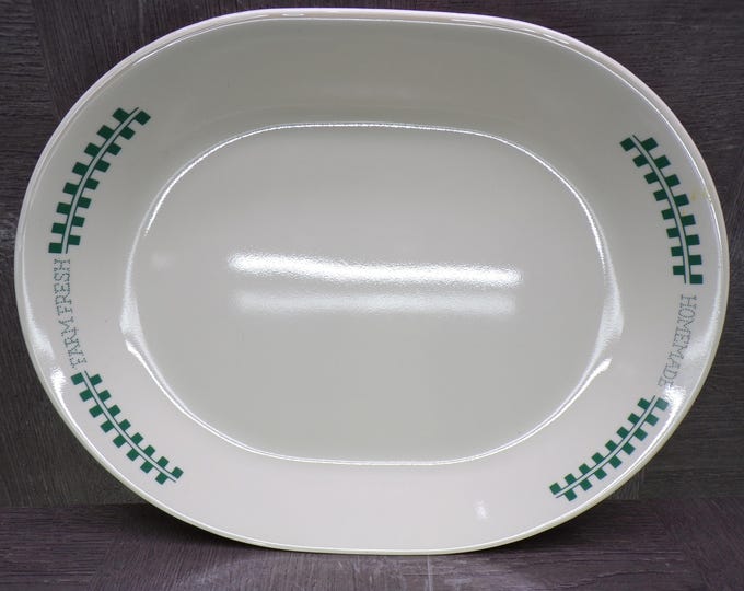 2602 Corelle Farm Fresh Apple Vintage 12" Oval Platter - Great Condition