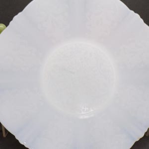 2303 American Sweetheart Platter - White Monax Depression Glass Center Design by MacBeth Evans 1930s - Great Condition