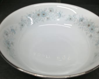 2401 Noritake Iverness #6716 9" Platinum Rim Vegetable Serving Bowl