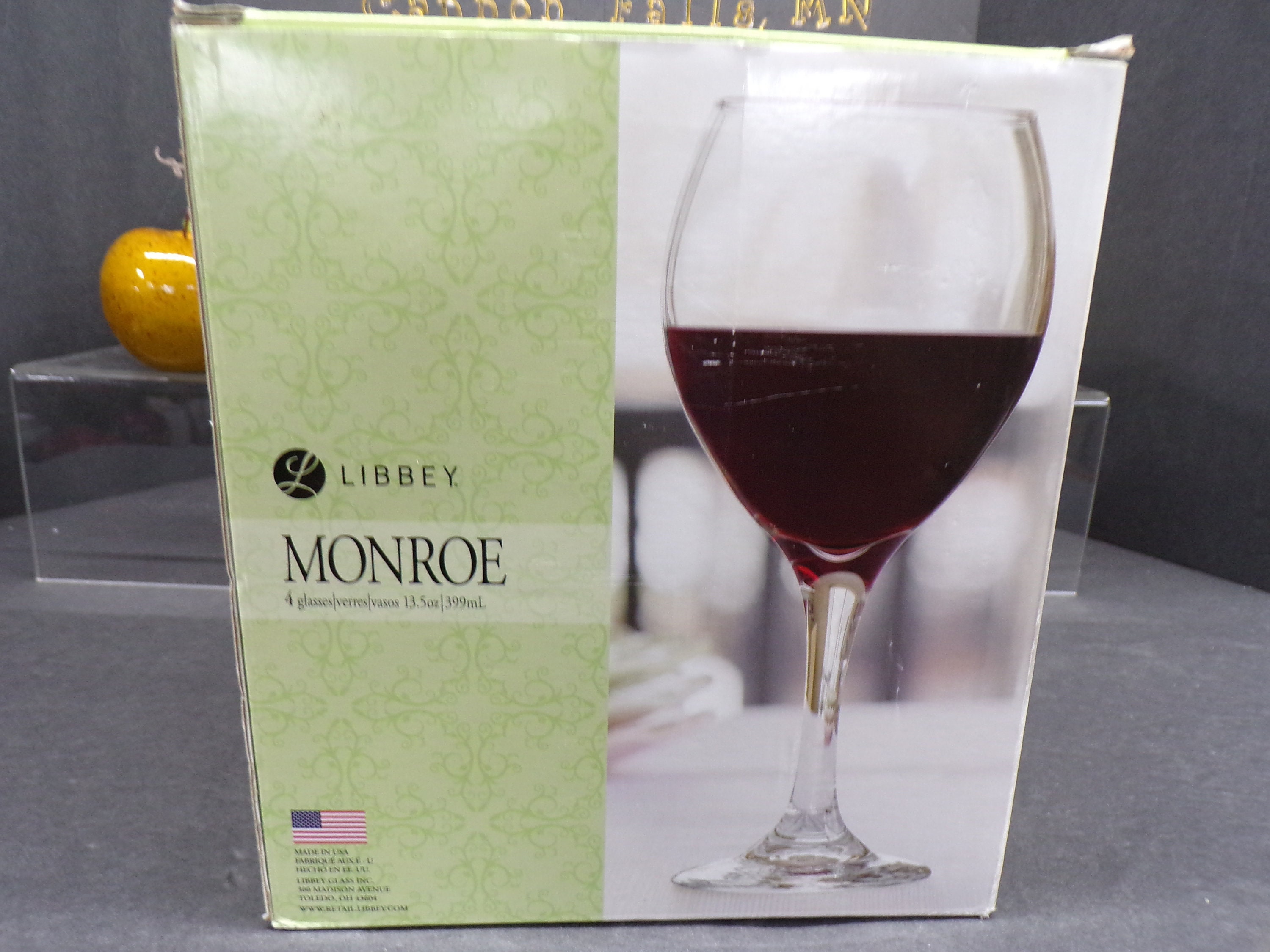 Libbey 13.5oz Red Wine Glasses (Set of 4) | Classic