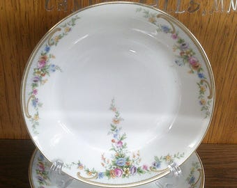 2411 Paul Muller Selb The Kenmore Bavaria 7.75" Coupe Bowl Set of 4 - Good Condition Light Wear