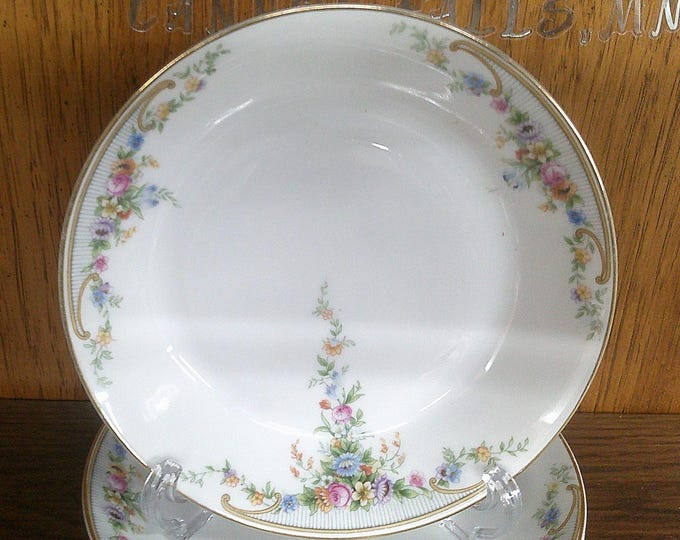 2411 Paul Muller Selb The Kenmore Bavaria 7.75" Coupe Bowl Set of 4 - Good Condition Light Wear