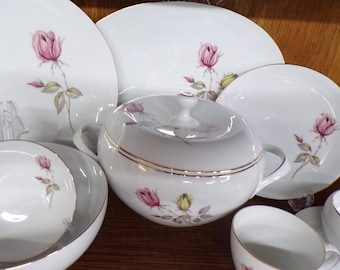 2506 Johann Haviland Summer Rose Fine China Dinnerware Bavaria Germany - Great Condition Choose From List: