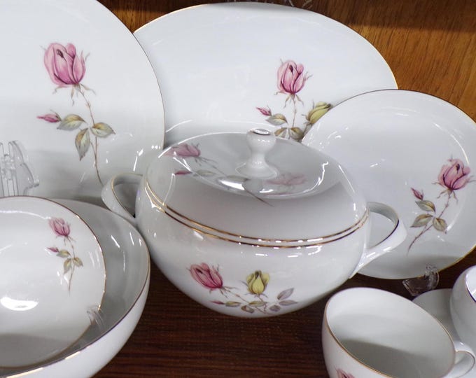 2506 Johann Haviland Summer Rose Fine China Dinnerware Bavaria Germany - Great Condition Choose From List: