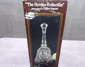 2608 Bleikristall Hofbauer Byrdes 8" Vintage 24% Lead Crystal Dinner Bell