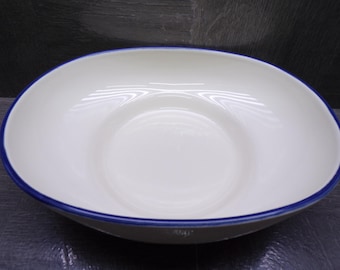 2606 Pfaltzgraff Ocean Breeze Footed Vintage 10" Oval Vegetable Serving Bowl