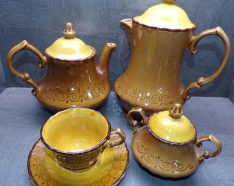 2609 Metlox Poppytrail Vernon Ware San Fernando Gold Vintage Tea Ware - Great Condition Choose from List:
