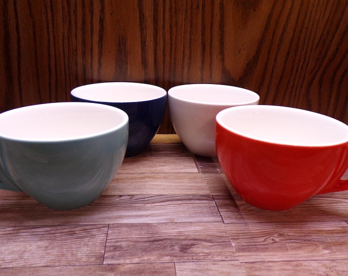 2510 Smeese Eco-friendly Lead-free 8 oz Cups Set of 4 Microwave & Dishwasher Safe - Great Condition