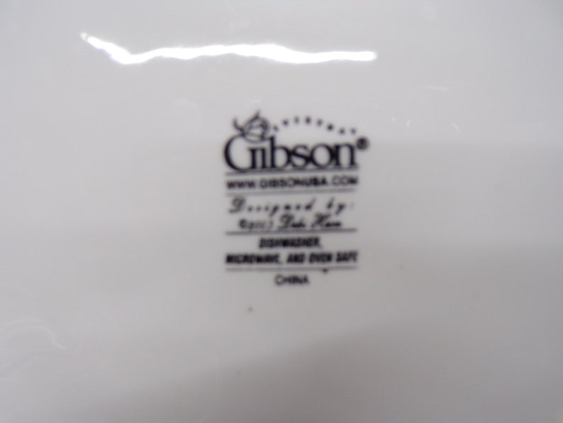 2312 Gibson Snowman Frolic Vintage 2003 Everyday China Excellent Like