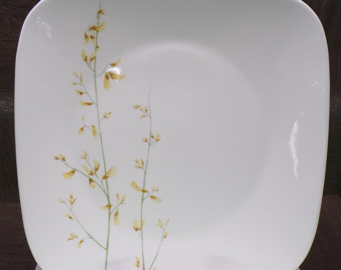 2602 Corelle Kobe Square 10.5" Dinner Plates Set of 7 - Good Condition w/ Some Wear & Scratches