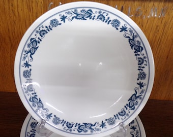 2608 Corelle Vitrelle Old Town Blue Onion 8.5" Salad / Snack Plates Set of 5
