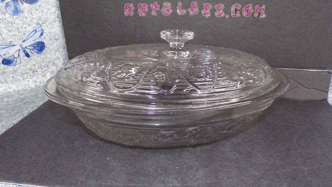 2212273 Beautiful Anchor Hocking 2 Qt Avalon Oven Proof Oval Etsy