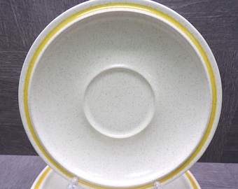 2605 Hearthside Garden Festival Stoneware Vintage 6.25" Saucer Plates Set of 4