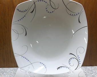 2407 Gibson Motif Square 9.5" Dinner Plates Set of 4