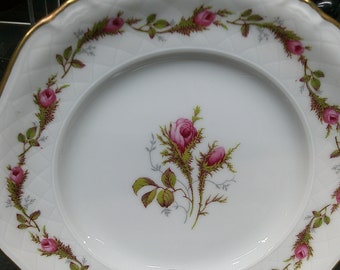 2402 Eschenbach Moss Roses Vintage Gold Rimmed Dinnerware - Choose from List