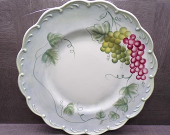 2605 Lenox Tuscan Vine Blanc One 11.75" Dinner Plate