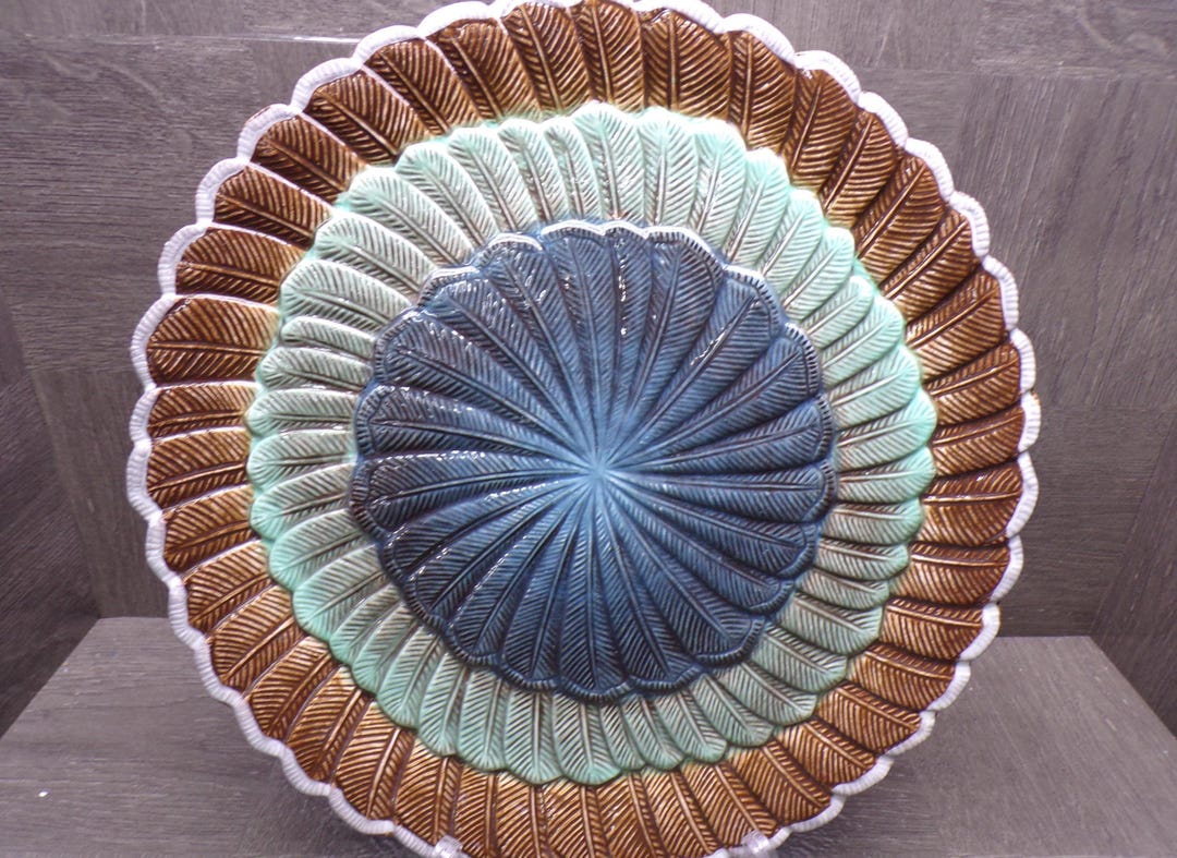 JOHN DERIAN COMPANY 装飾皿 2602 John Derian Company Beautiful Feather Pattern 13