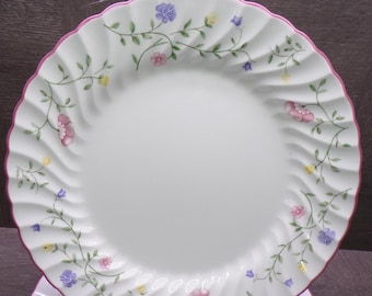2606 Johnson Brothers Summer Chintz Floral Swirl 1985 Vintage 10.5" Dinner Plates Set of 4