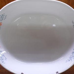 2507 Corelle Apricot Grove 12 Inch Oval Serving Platter - Pre-owned Great Condition