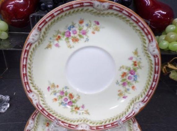 2309 Noritake Toki Kaisha Nippon N2632 Laurel Floral Vintage China