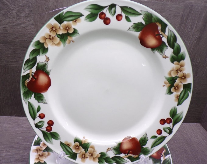 2605 Cades Cove Collection Vintage Orchard Apple 10.5" Dinner Plates Set of 5